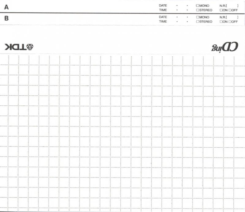 Compact Cassette: TDK  - CDing-II 74