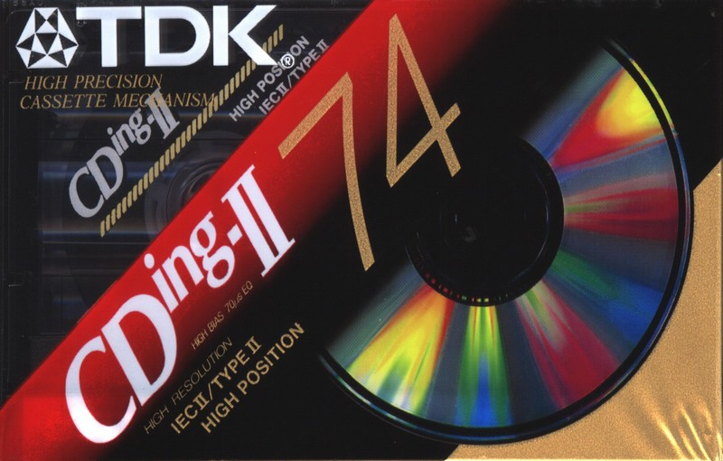 Compact Cassette: TDK  - CDing-II 74