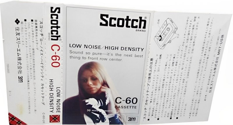 Compact Cassette Scotch 60 Type I Normal 1973 Japan