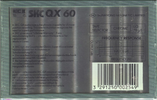 Compact Cassette SKC QX 60 Type II Chrome 1987 Europe