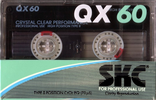 Compact Cassette SKC QX 60 Type II Chrome 1987 Europe