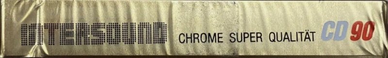 Compact Cassette Intersound CD 90 Type II Chrome 1992 Europe