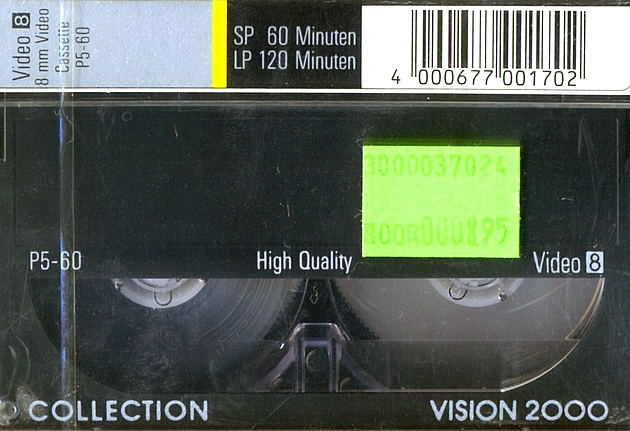 Video8, Hi8, Digital8 Vision 2000 60 "Collection" Type IV Metal Europe