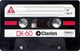 Compact Cassette Clarion DX 60 Type I Normal 1978 Japan