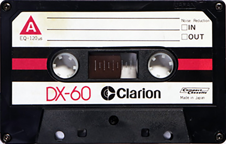 Compact Cassette Clarion DX 60 Type I Normal 1978 Japan
