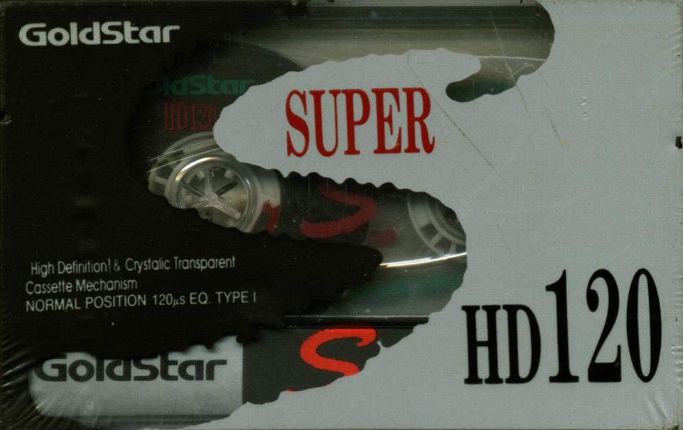 Compact Cassette Goldstar HD 120 Type I Normal 1991 South Korea