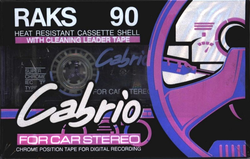 Compact Cassette: RAKS  - Cabrio 90