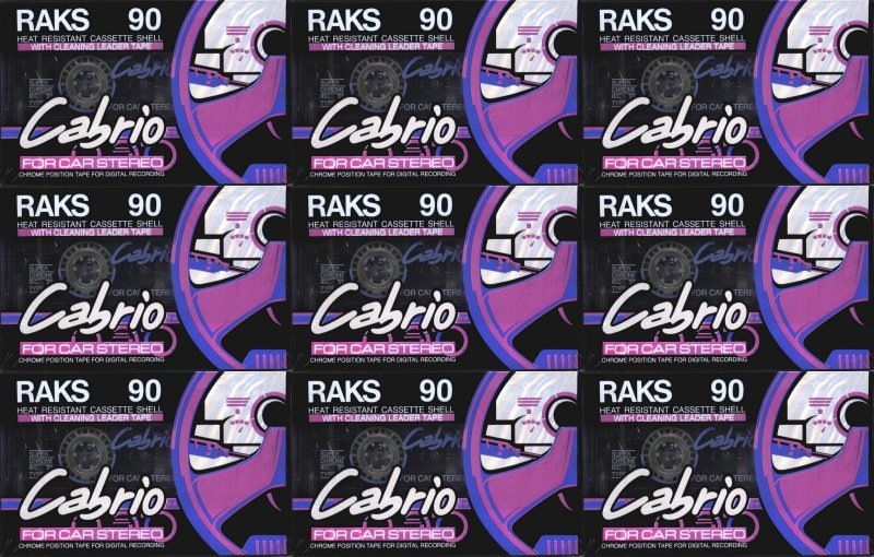 Compact Cassette: RAKS  - Cabrio 90