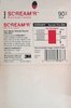 Compact Cassette Scotch Scream`R 90 Type I Normal 1990 North America