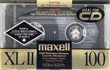 Compact Cassette Maxell XLII 100 Type II Chrome 1990 North America