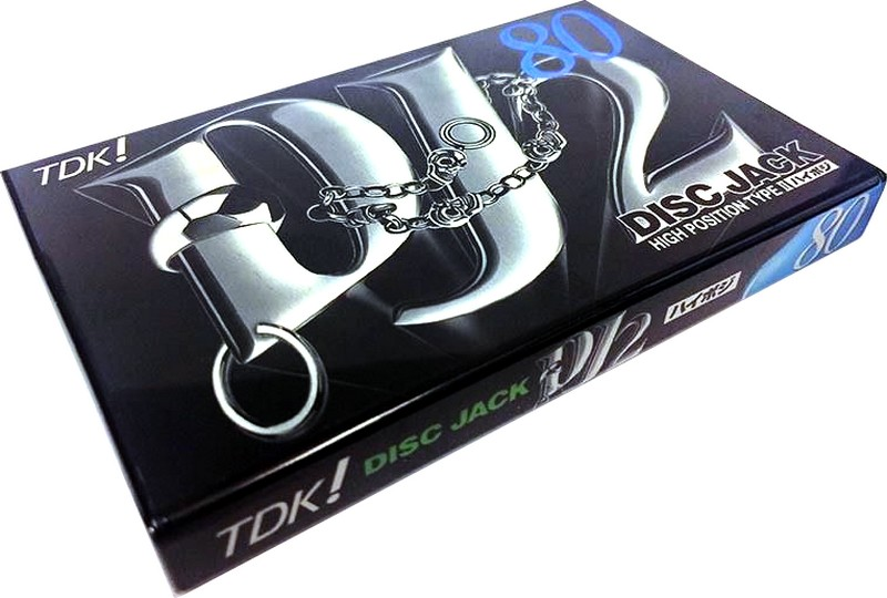 Compact Cassette TDK DJ2 Disc Jack 80 "DJ2-80S" Type II Chrome 1997 Japan