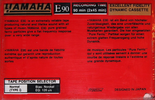 Compact Cassette Yamaha 90 Type I Normal Worldwide