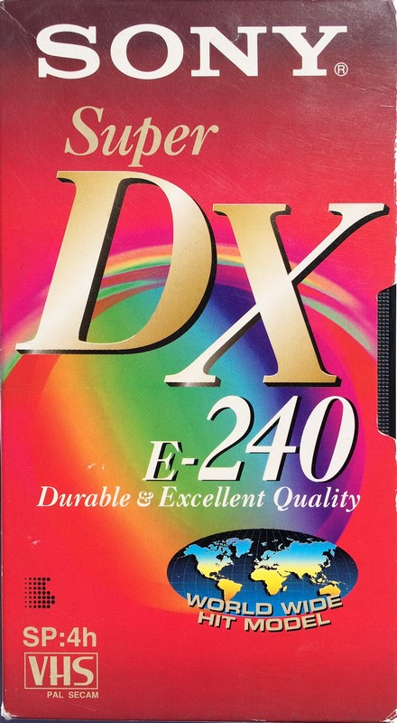 VHS, Video Home System: Sony  - Super DX 240