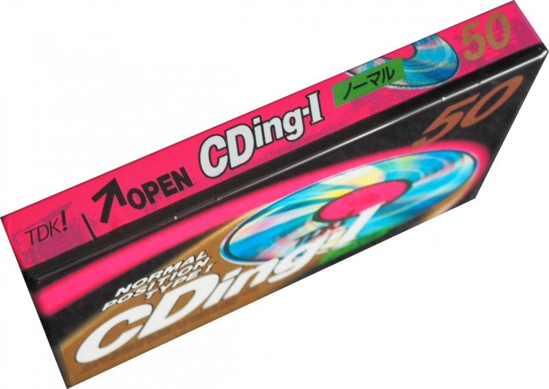 Compact Cassette TDK CDing 1 50 "CD1-50F" Type I Normal 1994 Japan