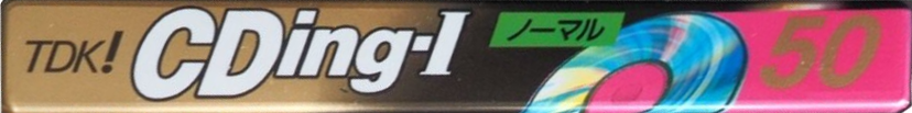Compact Cassette TDK CDing 1 50 "CD1-50F" Type I Normal 1994 Japan