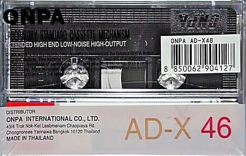 Compact Cassette:  ONPA - AD-X 46