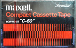 Compact Cassette Maxell 60 Type I Normal 1970 Worldwide