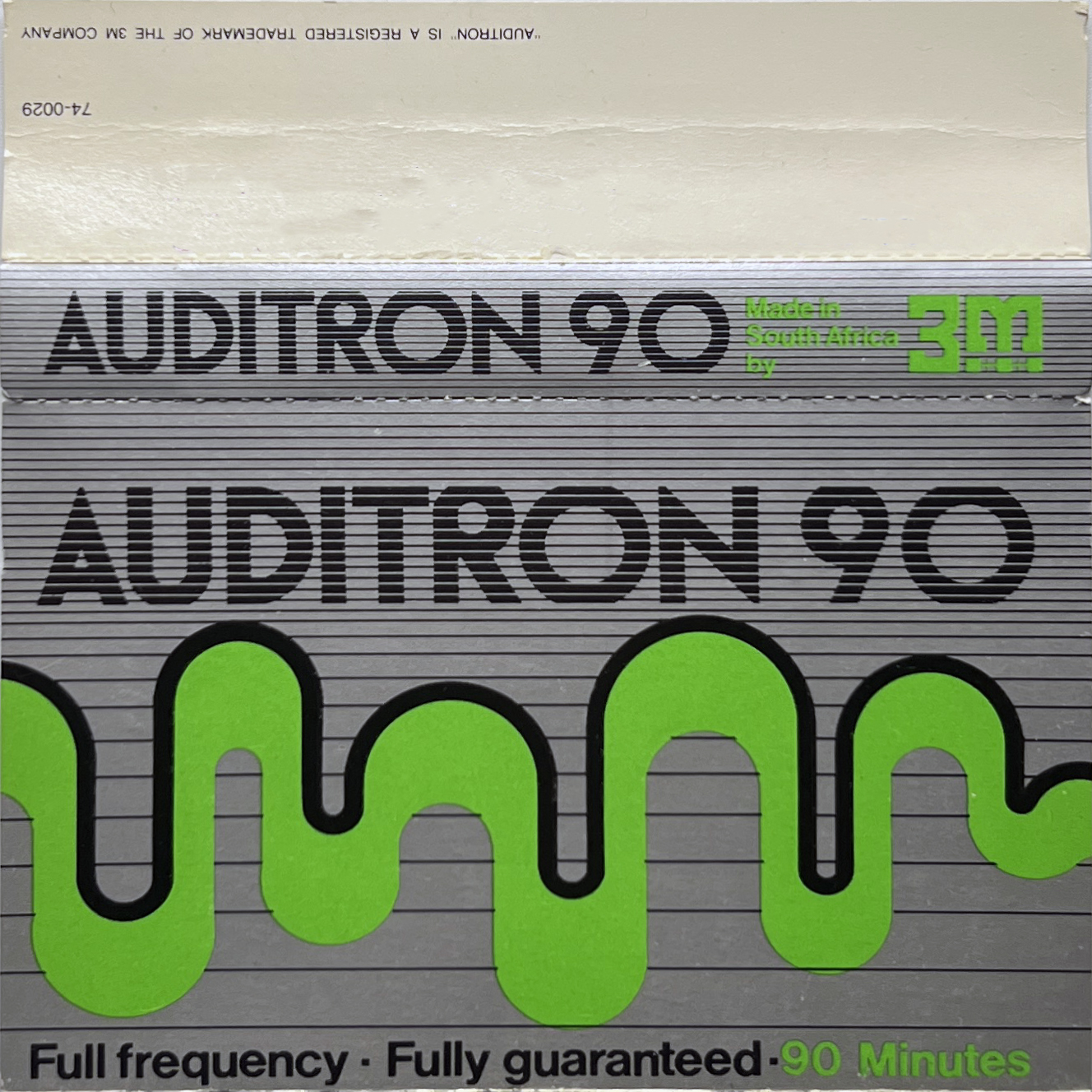 Compact Cassette Auditron 90 Type I Normal 1975 Southern Africa