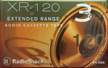 3 pack Radio Shack XR 120 "440-0986" Type I Normal 2002 USA