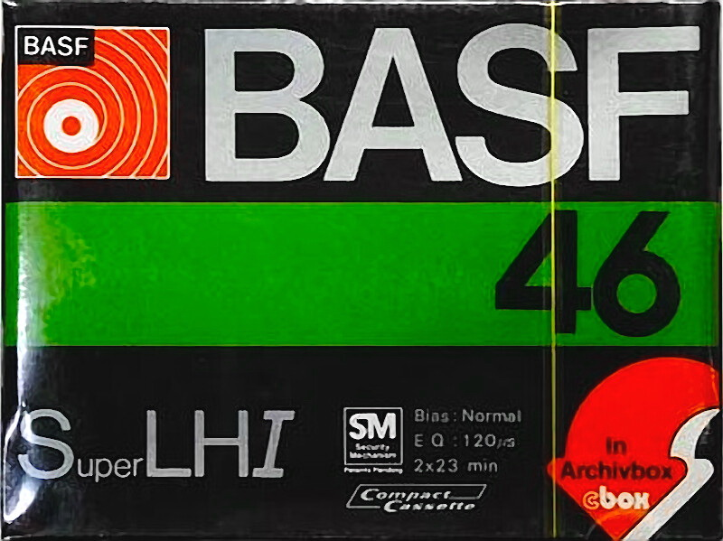 Compact Cassette BASF Super LH I 46 Type I Normal 1978 Japan