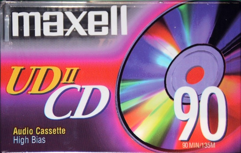 Compact Cassette Maxell UDII-CD 90 Type II Chrome 2002 North America