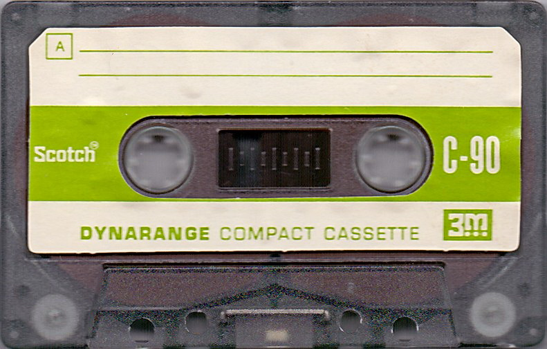 Compact Cassette Scotch Dynarange 90 Type I Normal 1971 Europe