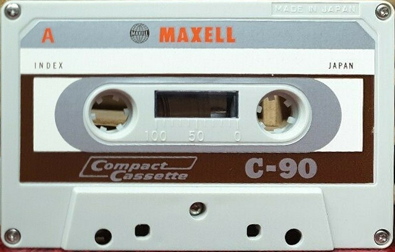 Compact Cassette Maxell 90 Type I Normal 1967 Worldwide