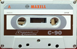 Compact Cassette Maxell 90 Type I Normal 1967 Worldwide