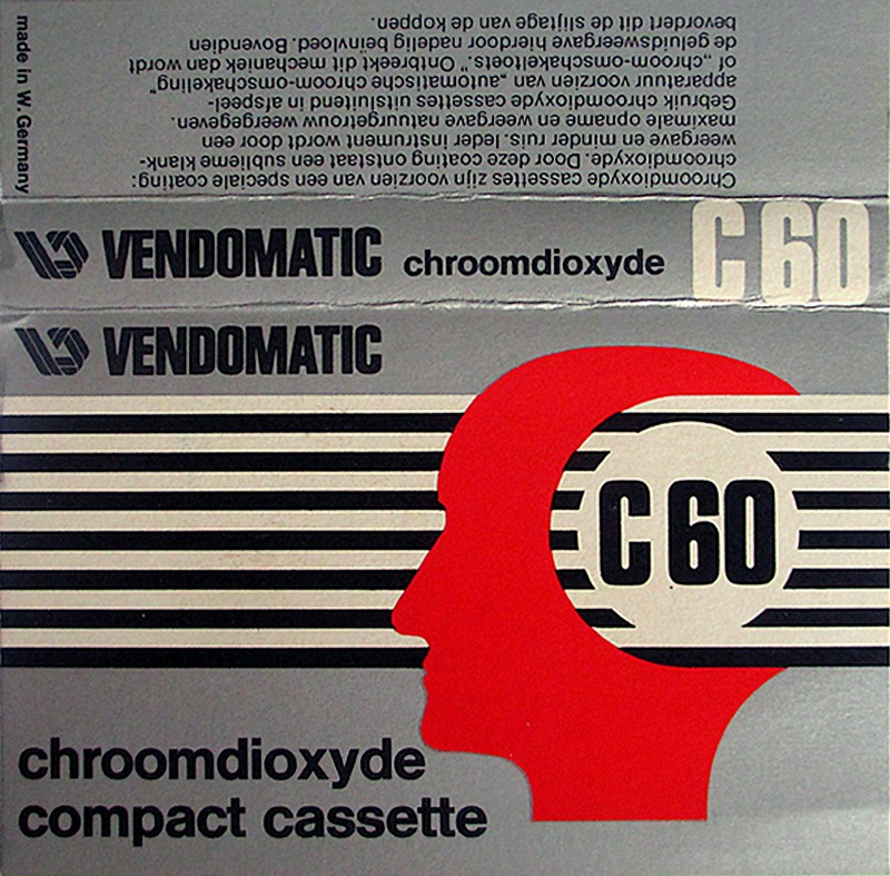 Compact Cassette Vendomatic 60 Type II Chrome 1978 Netherlands