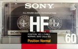 Compact Cassette Sony HF 60 Type I Normal 1988 Europe
