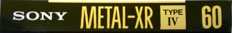 Compact Cassette Sony Metal-XR 60 Type IV Metal 1990 Europe