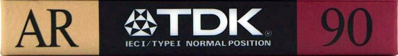 Compact Cassette TDK AR 90 "AR-90N" Type I Normal 1988 Australia, Europe