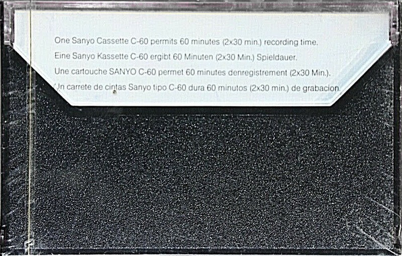 Compact Cassette Sanyo D 60 Type I Normal 1980 Europe