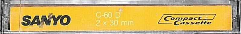 Compact Cassette Sanyo D 60 Type I Normal 1980 Europe