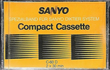 Compact Cassette Sanyo D 60 Type I Normal 1980 Europe