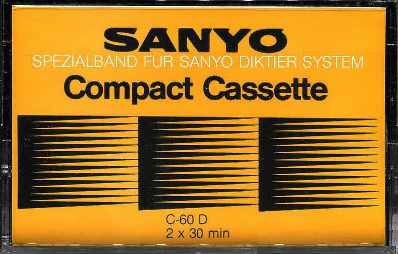 Compact Cassette Sanyo D 60 Type I Normal 1980 Europe