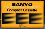 Compact Cassette Sanyo D 60 Type I Normal 1980 Europe