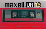Compact Cassette Maxell UR 16 Type I Normal 1986 Japan
