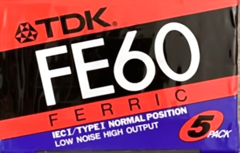 5 pack: TDK  - FE 60