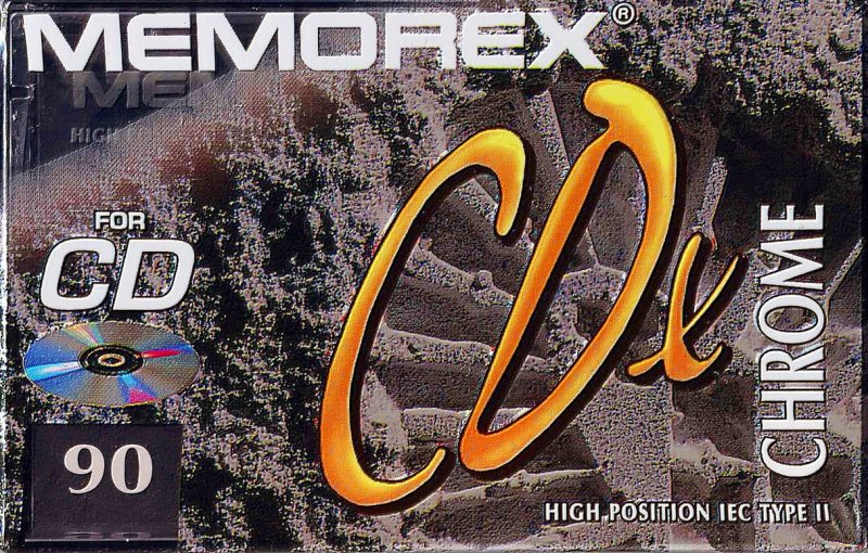 Compact Cassette Memorex CDx 90 Type II Chrome 1995 Europe