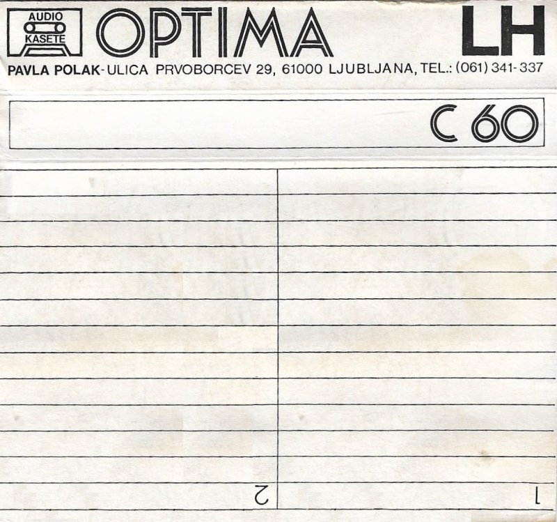 Compact Cassette:  Optima - LH 60