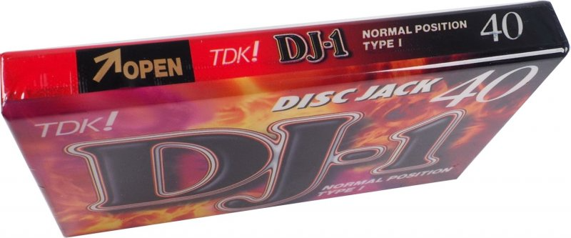 Compact Cassette TDK DJ1 Disc Jack 40 "DJ1-40N" Type I Normal 1996 Japan