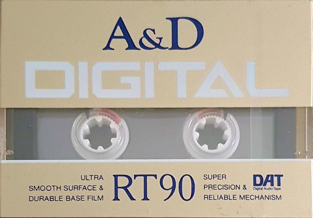Digital Audio Tape A&D 90 "RT" Type IV Metal 1989 Japan