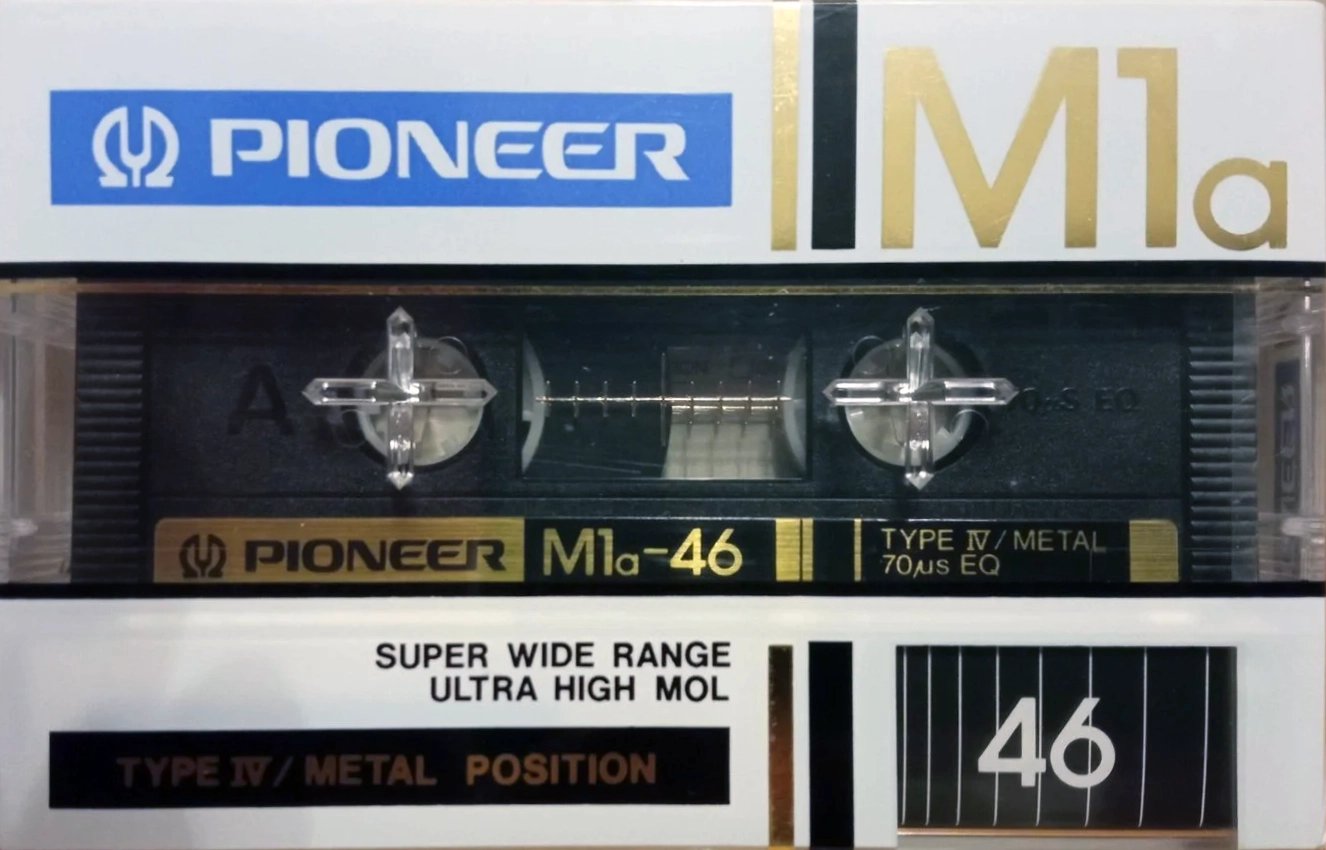 Compact Cassette Pioneer M1 46 "M1a" Type IV Metal 1982 Japan