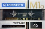 Compact Cassette Pioneer M1 46 "M1a" Type IV Metal 1982 Japan