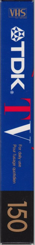 VHS, Video Home System TDK TV 150 Type I Normal North America
