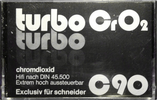 Compact Cassette Schneider Turbo 90 Type II Chrome 1981 Germany