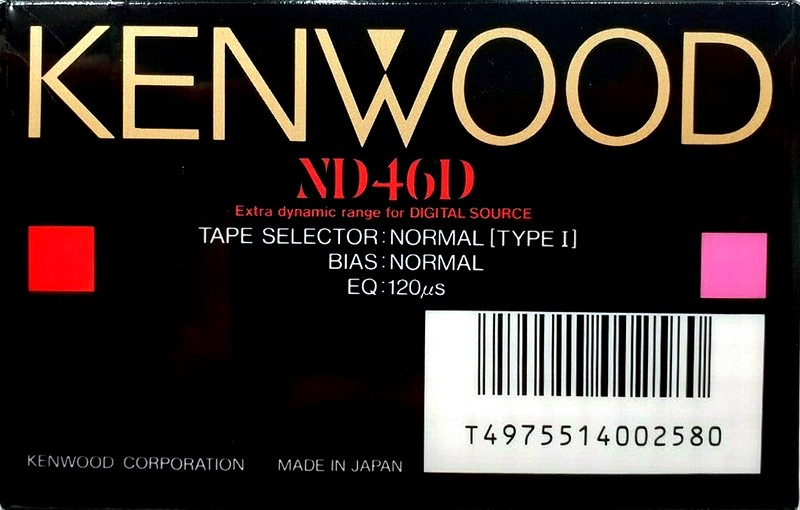 Compact Cassette:  Kenwood - ND 45