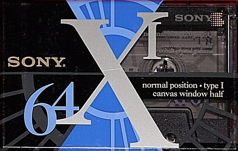 Compact Cassette Sony XI 64 "C-64X1A" Type I Normal 1993 Japan