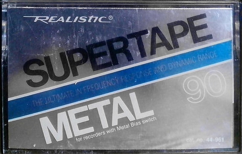 Compact Cassette: Radio Shack Realistic - Metal 90